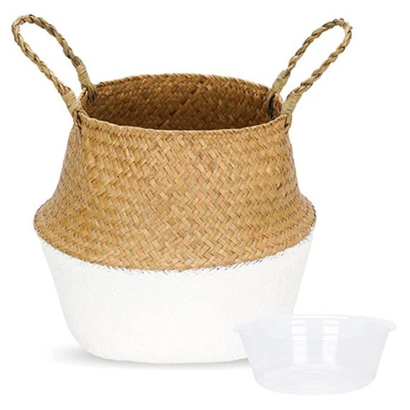 Alimotturp65 Storage & Organization Handmade Seagrass Basket W